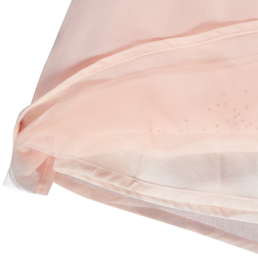 Φούστα skater από crêpe με αστέρια με glitter για κορίτσι 