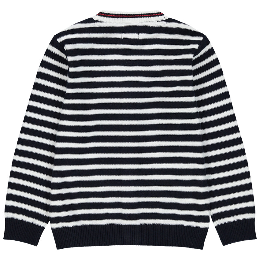 Πλεκτή ζακέτα με ζακάρ ρίγες  Additional Πλεκτή ζακέτα με ζακάρ ρίγες