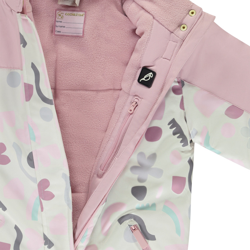 Σαλοπέτα σκι με σχέδιο για κορίτσι 