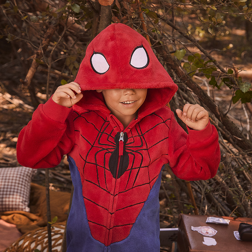Πιτζάμα σε sherpa Spider-Man Marvel για αγόρι 