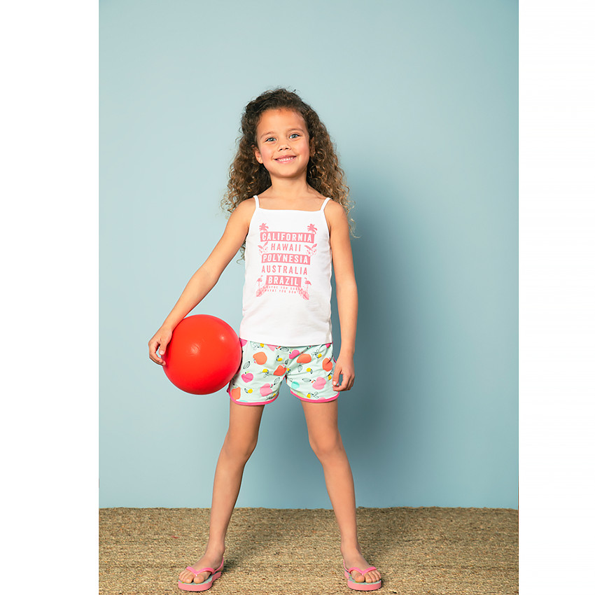 Σορτς σπορ με φαντεζί σχέδιο για κορίτσι  Additional Σορτς σπορ με φαντεζί σχέδιο για κορίτσι