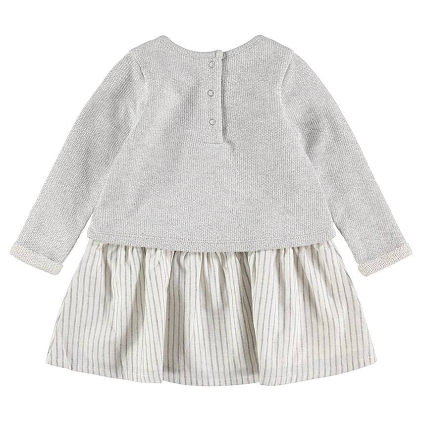 Μακρυμάνικο φόρεμα 2 σε 1 με στάμπα μονόκερο 