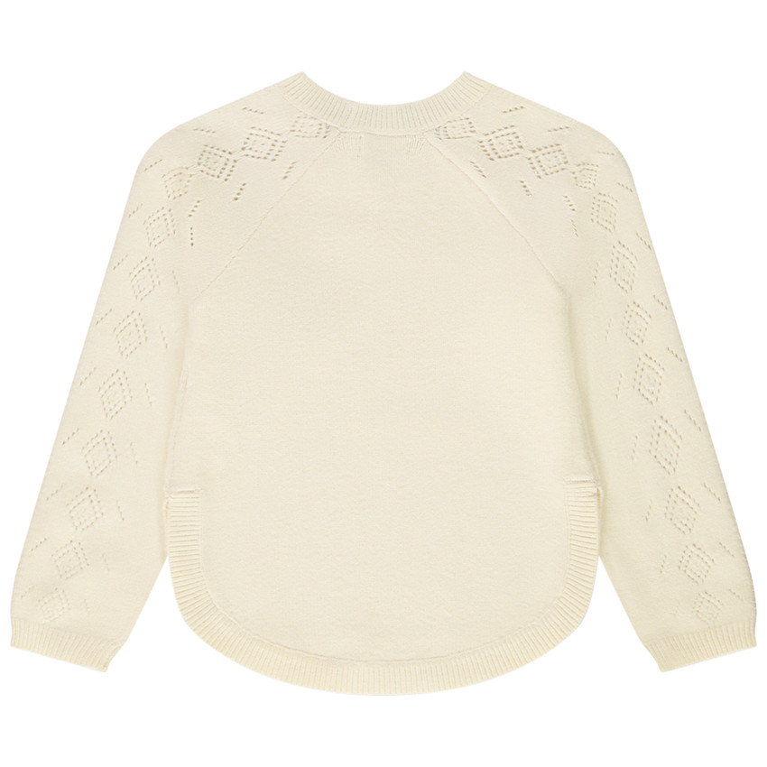 Πουλόβερ πλεκτό με κέντημα για κορίτσι 