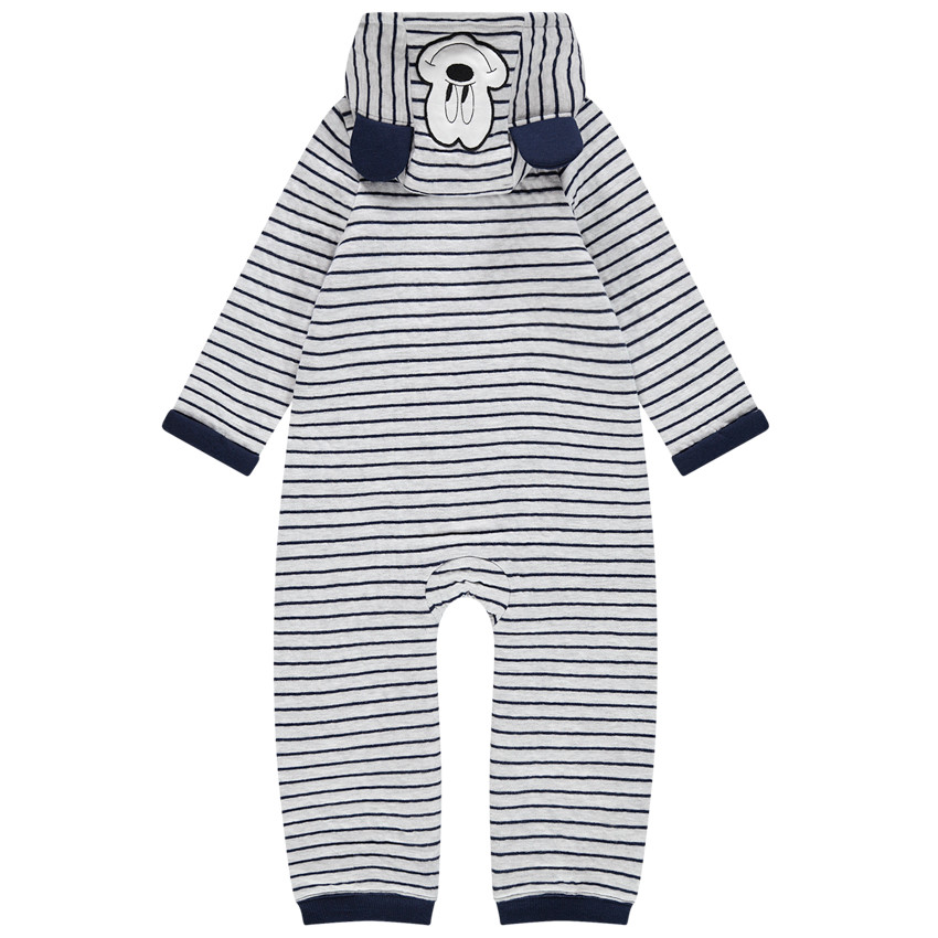 Μακρύ ολόσωμο φορμάκι με ρίγες και τον Μίκυ 