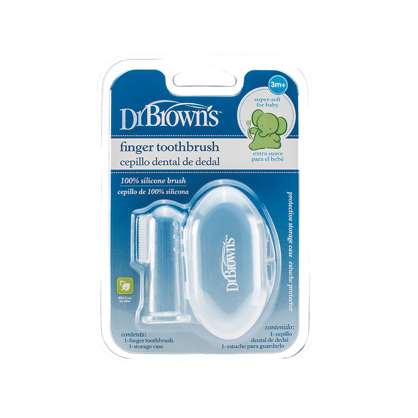 Βρεφική δακτυλική οδοντόβουρτσα σιλικόνης 