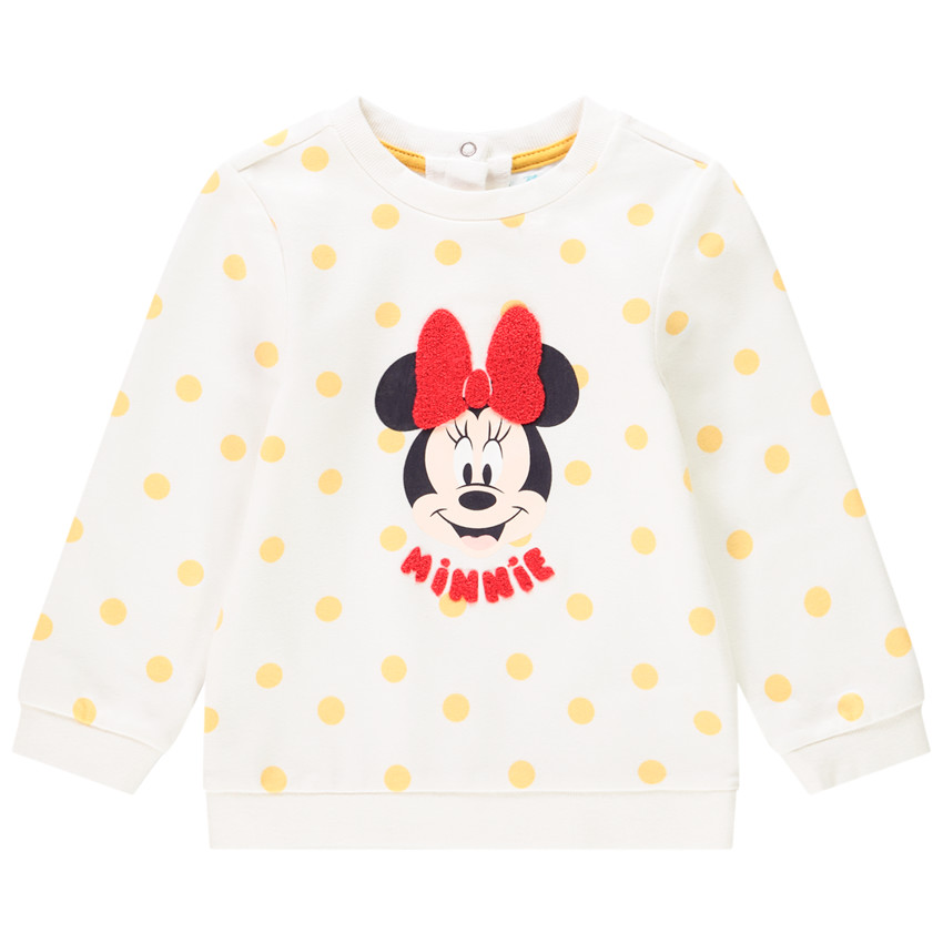 Φούτερ molleton με πουα Minnie Disney για bebe κορίτσι  Additional Φούτερ molleton με πουα Minnie Disney για bebe κορίτσι