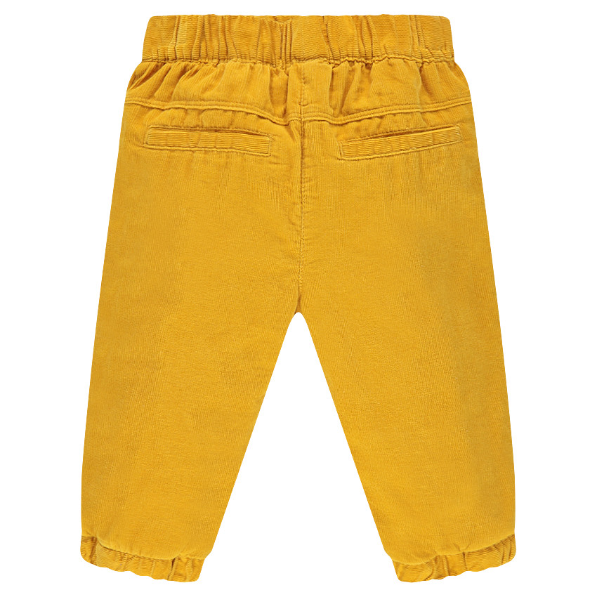 Κοτλέ παντελόνι με ζέρσεϊ επένδυση 