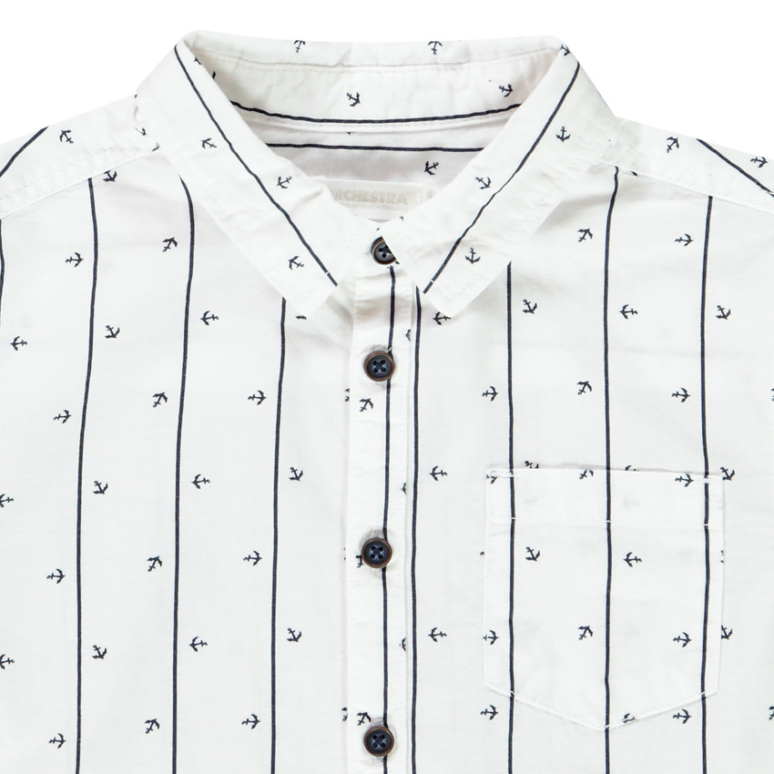 Πουκάμισο κοντομάνικο ριγέ για αγόρι 