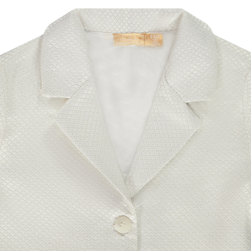 "Κοντό σακάκι από jacquard και lurex για κορίτσι" 