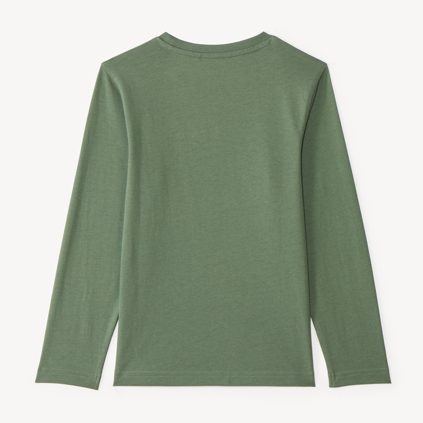 T-shirt à manches longues imprimé sport pour garçon 