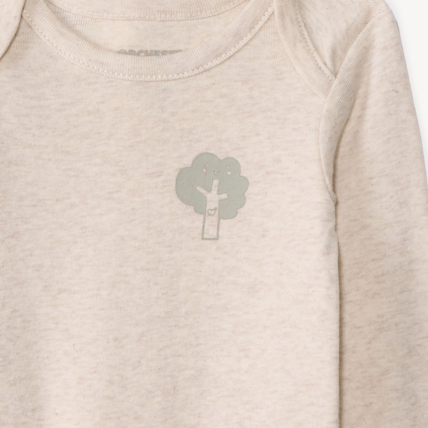 Lot de 5 bodies manches longues printés pour bébé garçon 