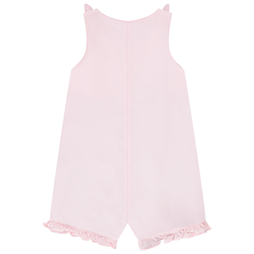 Κοντή ολόσωμη φόρμα μονόχρωμη με κέντημα για bebe κορίτσι  Additional Κοντή ολόσωμη φόρμα μονόχρωμη με κέντημα για bebe κορίτσι