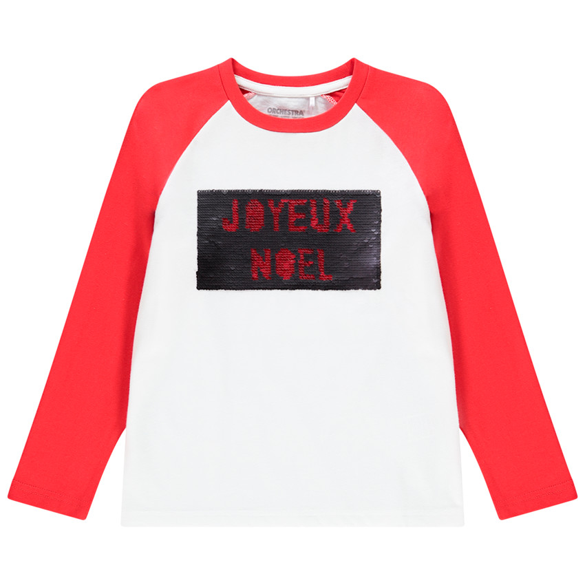 T-shirt de Noël manches longues à sequins magiques pour enfant garçon  Additional T-shirt de Noël manches longues à sequins magiques pour enfant garçon
