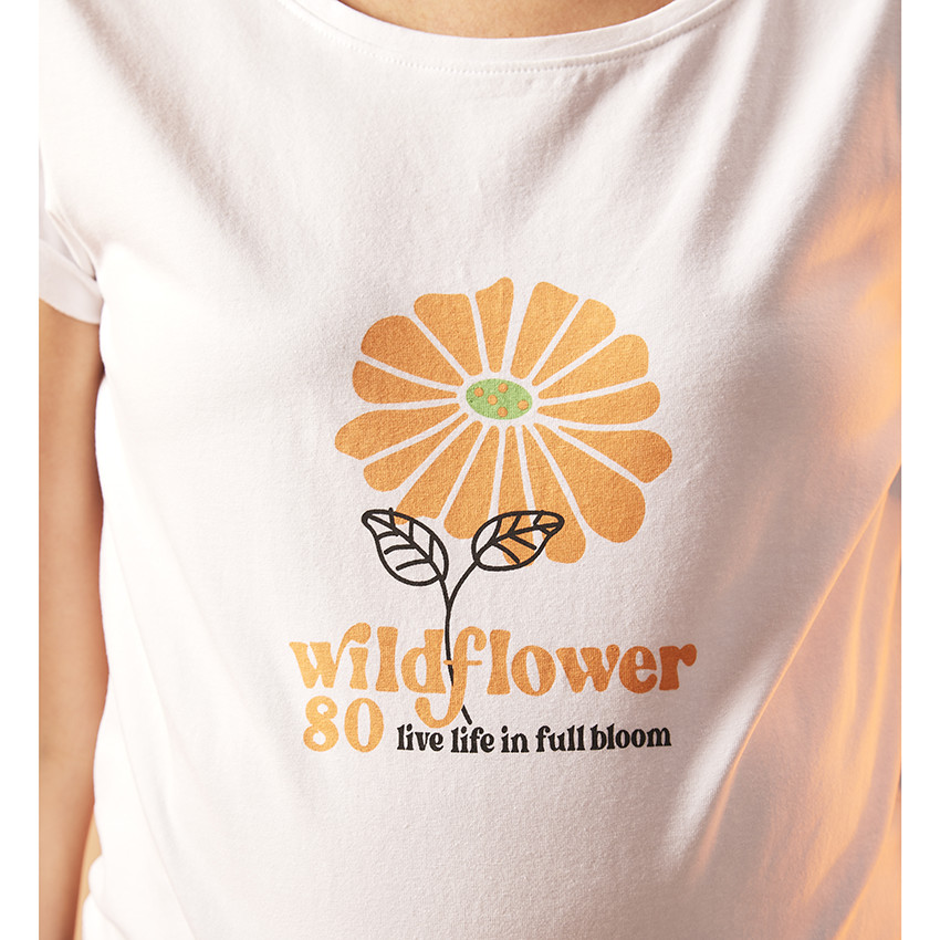 Μπλουζάκι εγκυμοσύνης κοντομάνικο print fleur 