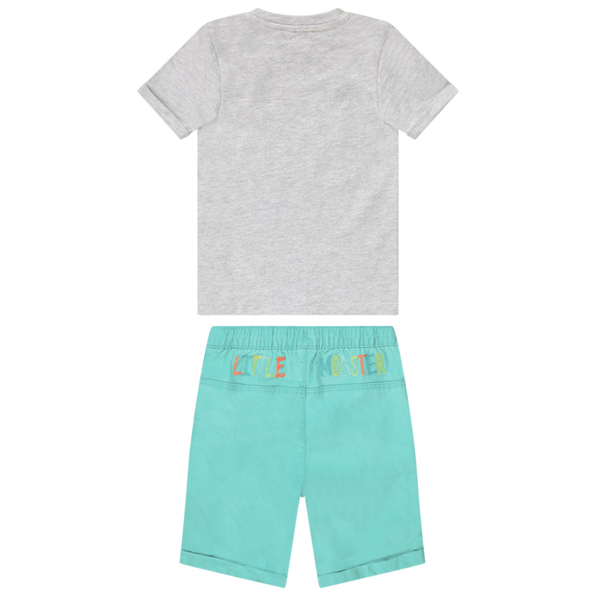 Ensemble t-shirt et bermuda pour bébé garçon 