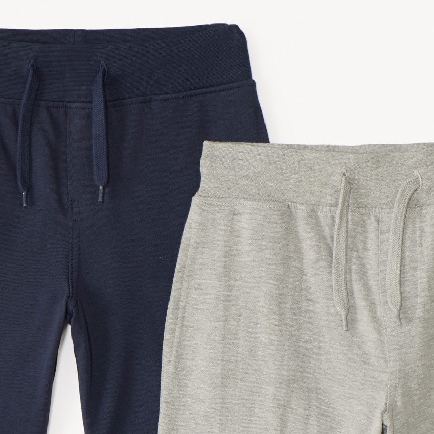 Σετ 2 απλών κοντών σορτς από πλέγμα 