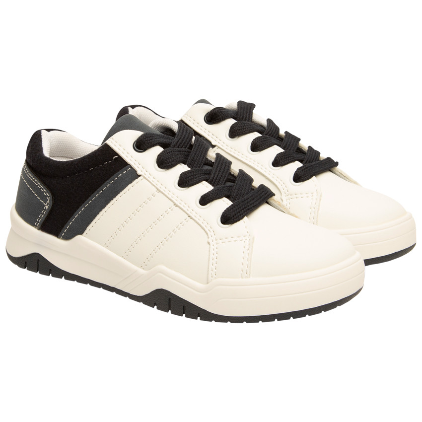 Αθλητικά παπούτσια χαμηλά με κορδόνια και ενισχύσεις για αγόρι 