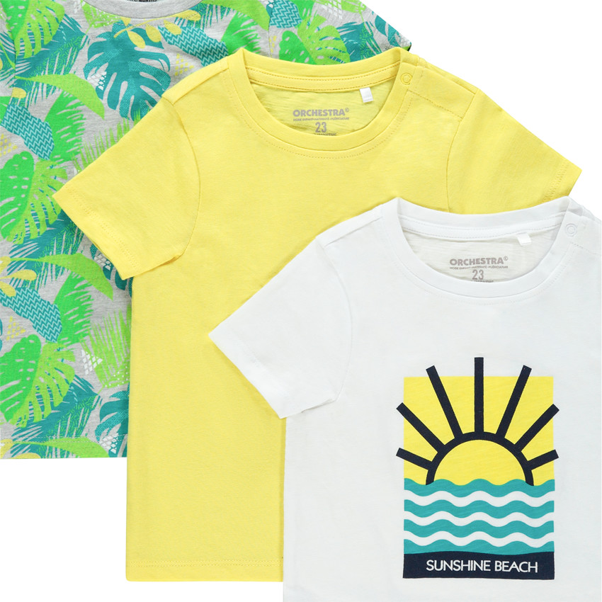 Σετ 5 κοντομάνικα βαμβακερά t-shirt 