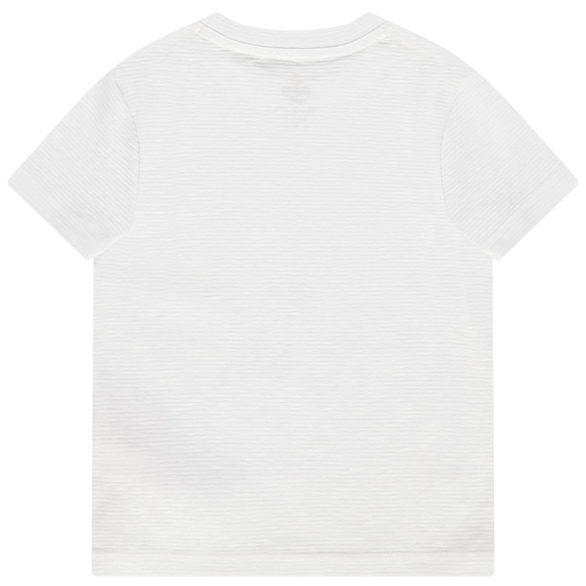 Κοντομάνικο πλεκτό μπλουζάκι με τύπωμα 