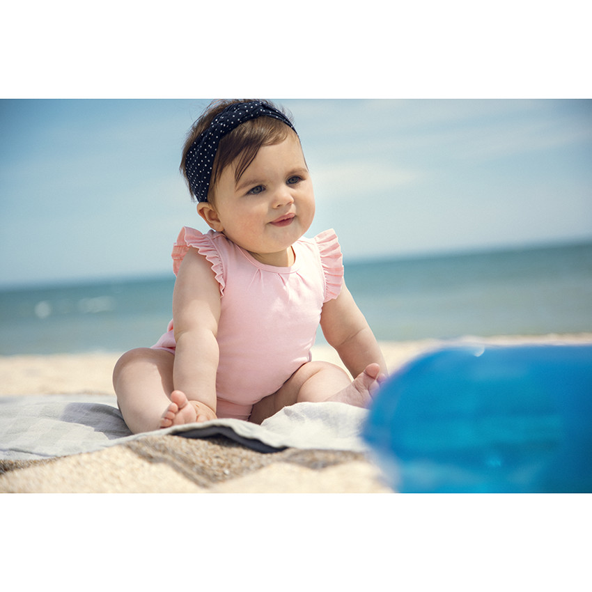 Σαλοπέτα κοντή από βαμβάκι με φουσκωτά μανίκια για κορίτσι 