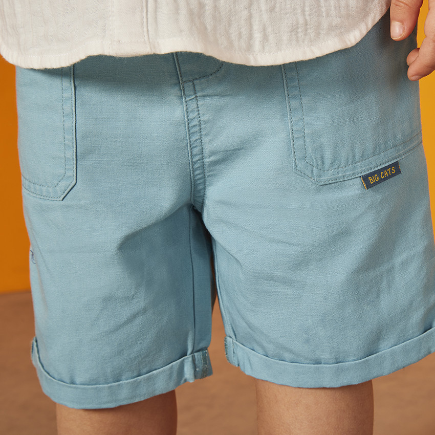 Βερμούδα υφασμάτινη με τσέπες για bebe αγόρι 