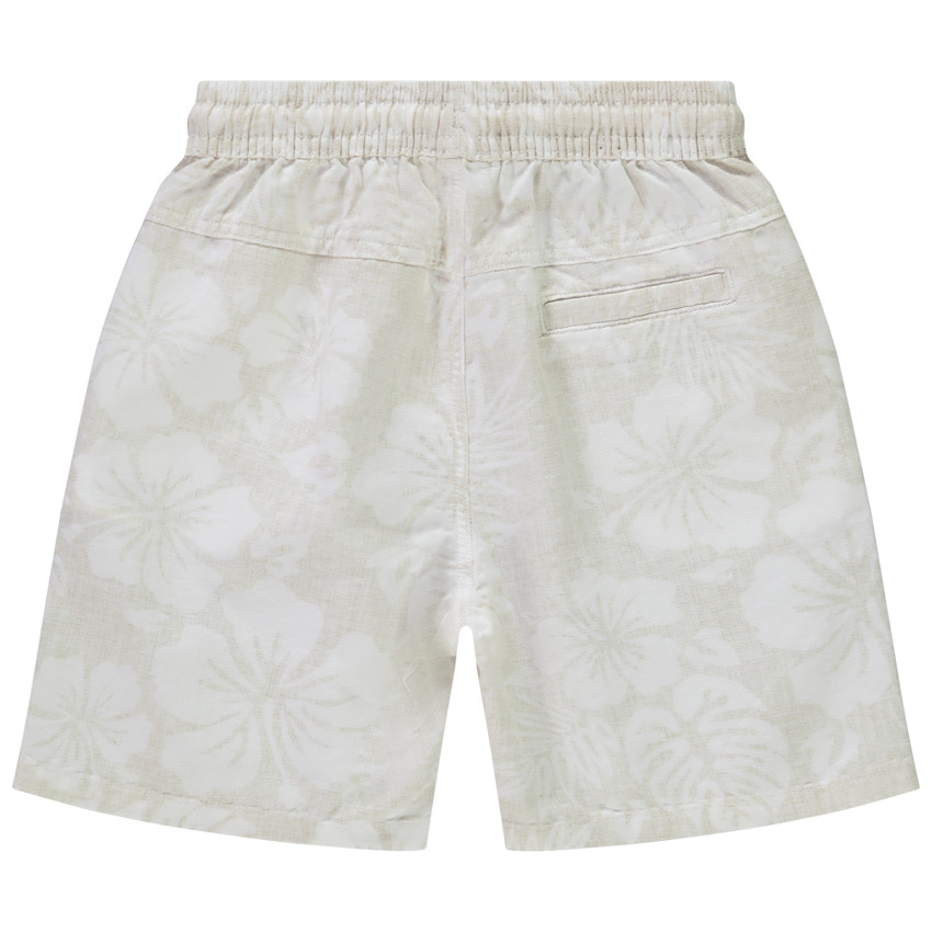 Βερμούδα με print λουλούδια ιβίσκου για αγόρι 