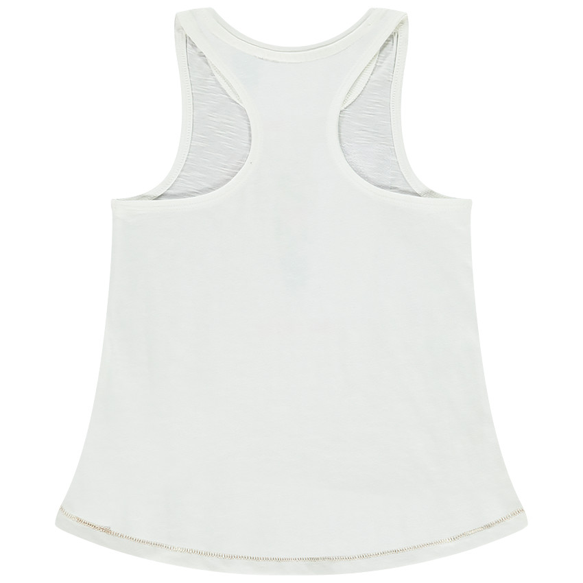 Débardeur en jersey avec print et sequins magiques pour fille 