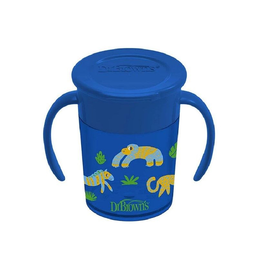 Κύπελλο 360° Με Λαβές 200 Ml Μπλε DRBROWN 