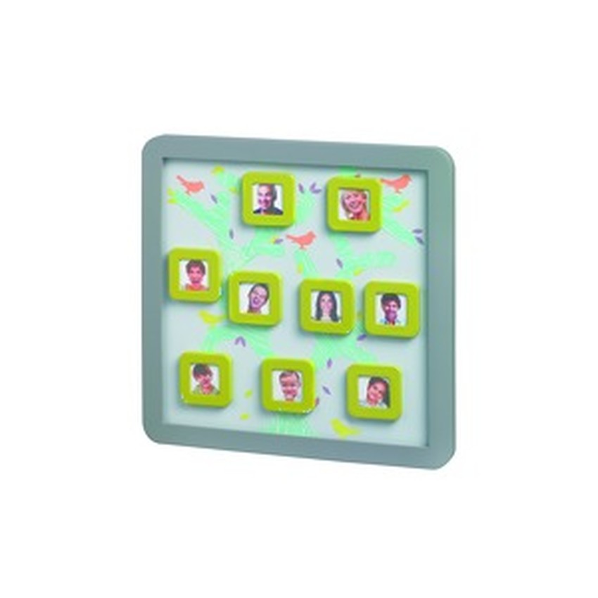 Baby Art Family Tree Frame, White Background 