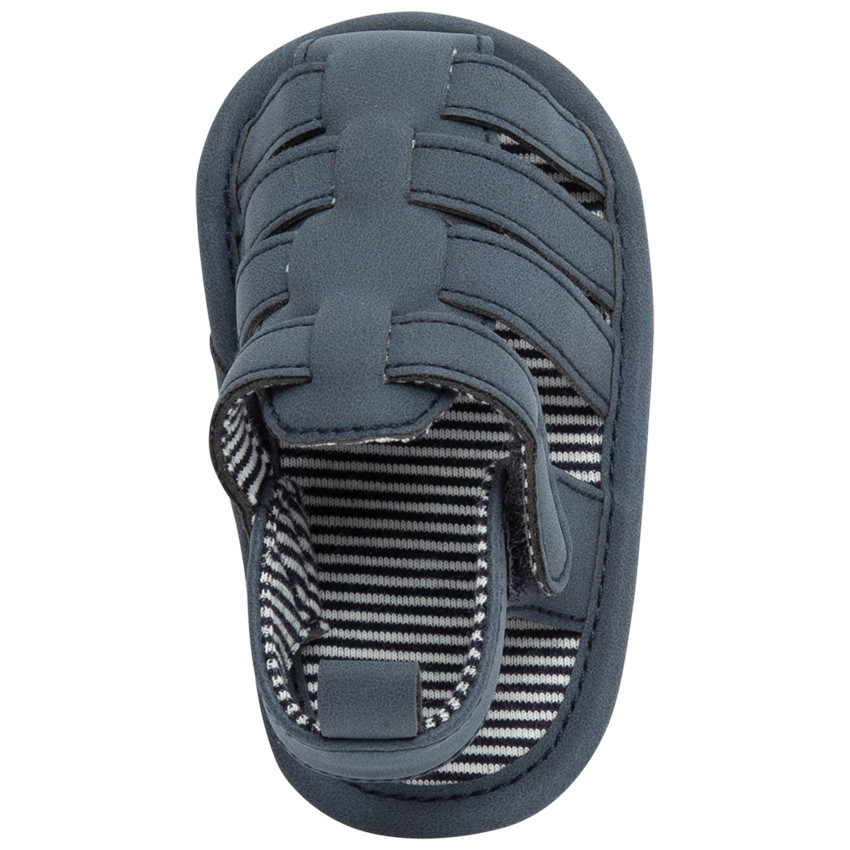 Σανδάλια με velcro και ριγέ φόδρα για bebe αγόρι  Additional Σανδάλια με velcro και ριγέ φόδρα για bebe αγόρι