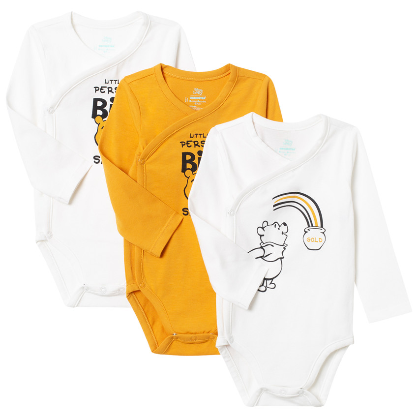 Σετ από 3 bodies μακρυμάνικα σχέδιο Winnie l’Ourson Disney  Additional Σετ από 3 bodies μακρυμάνικα σχέδιο Winnie l’Ourson Disney