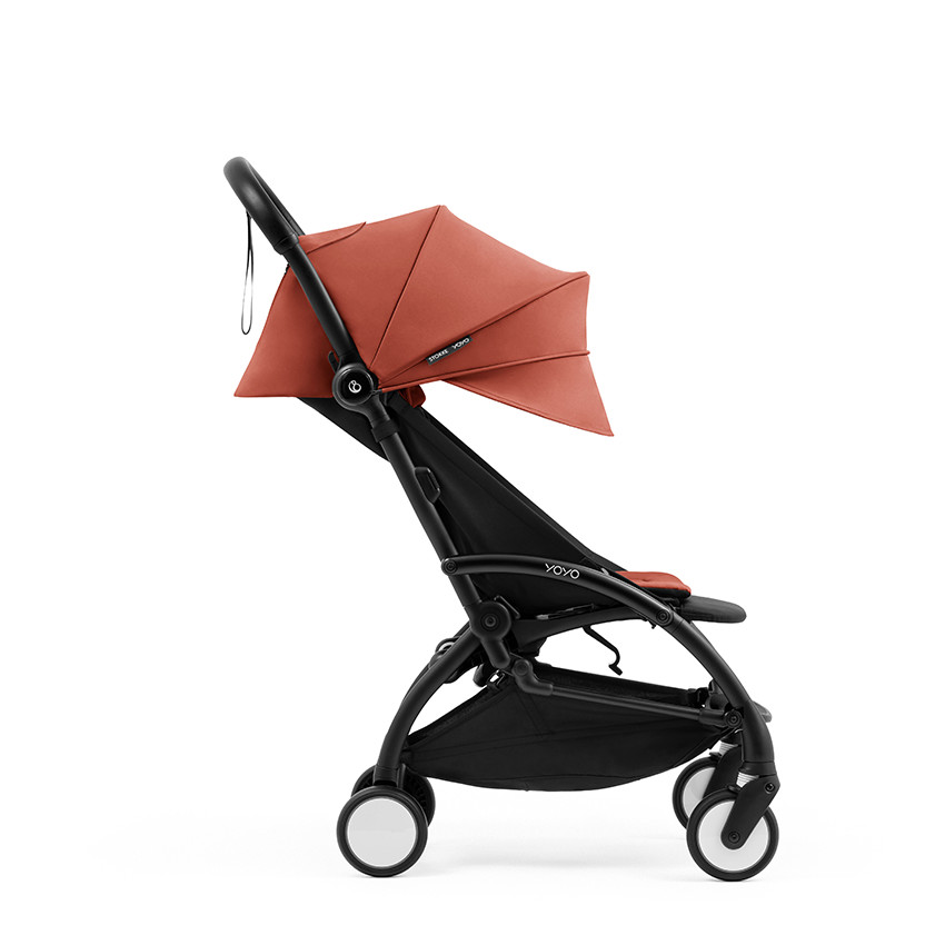 Poussette YOYO⁵ châssis + assise - Berry/Noir 