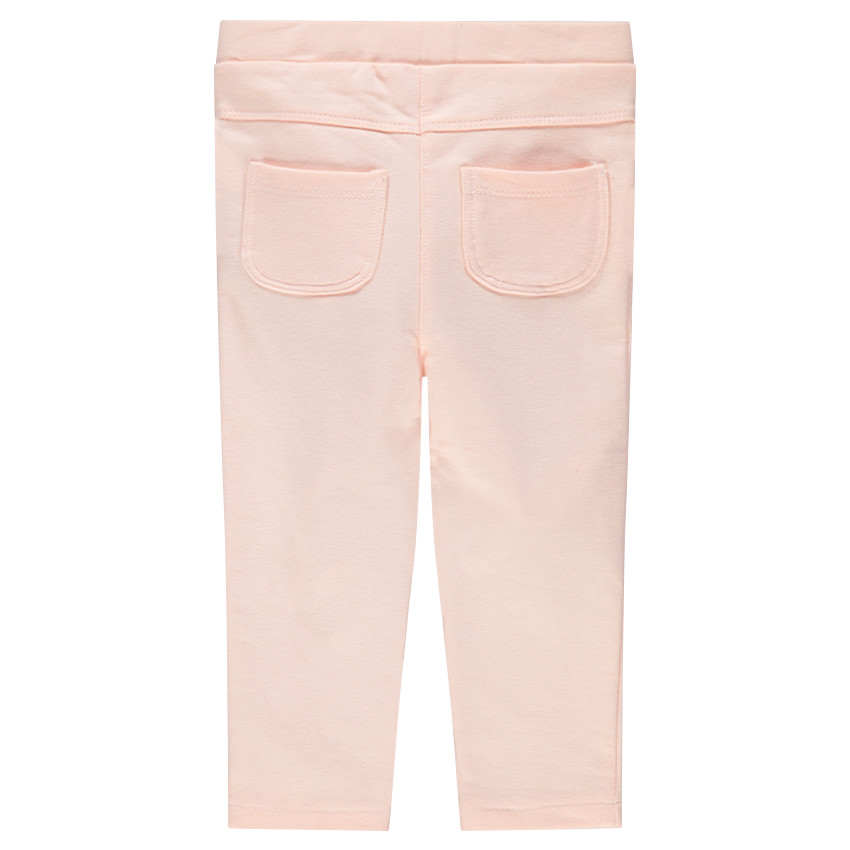 Παντελονοκολάν από φανέλα με κεντημένα λαγουδάκια 