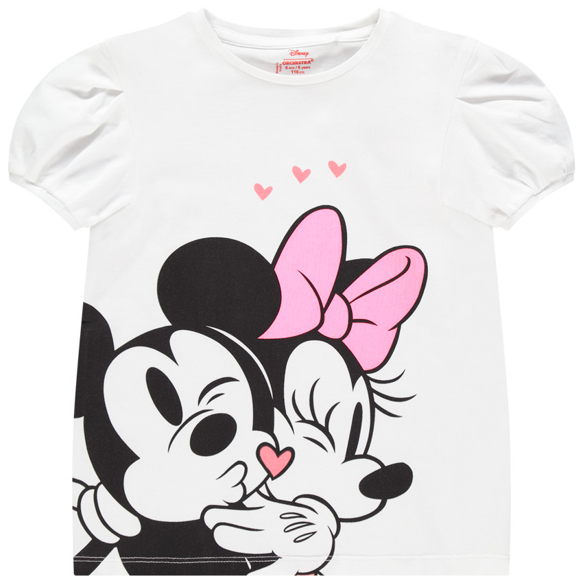 T-shirt κοντομάνικο σχέδιο Mickey και Minnie Disney Main T-shirt κοντομάνικο σχέδιο Mickey και Minnie Disney