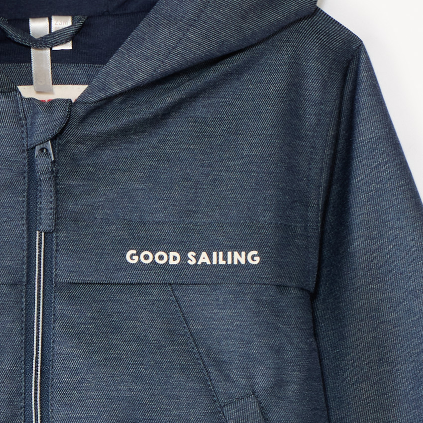 Coupe-vent en toile à capuche pour bébé garçon 