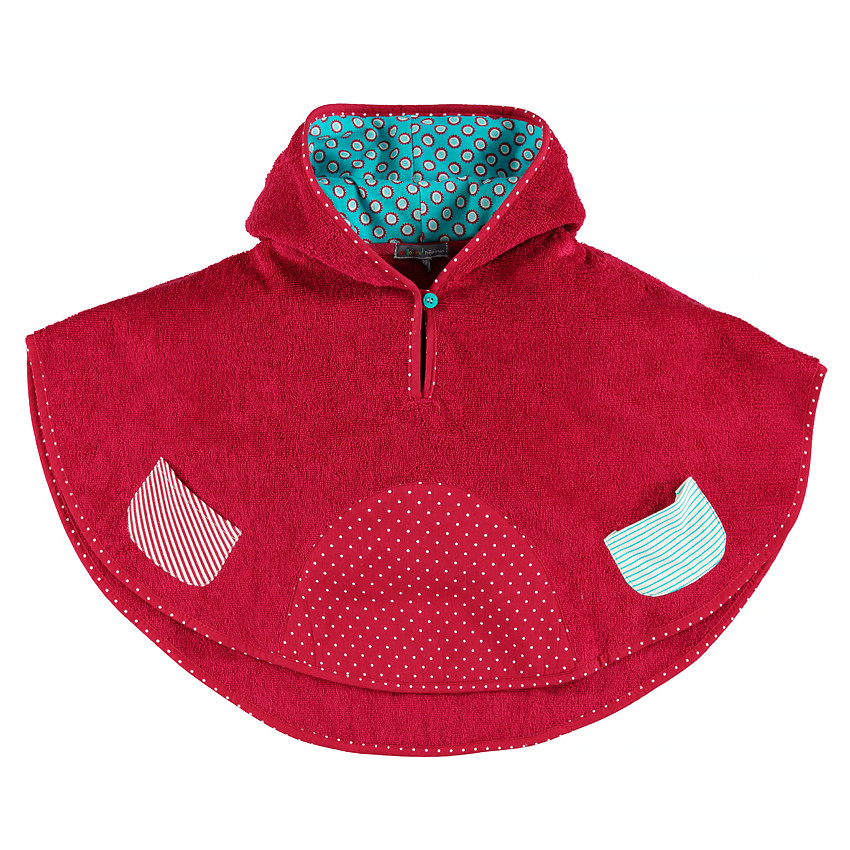 Poncho de bain fantaisie 