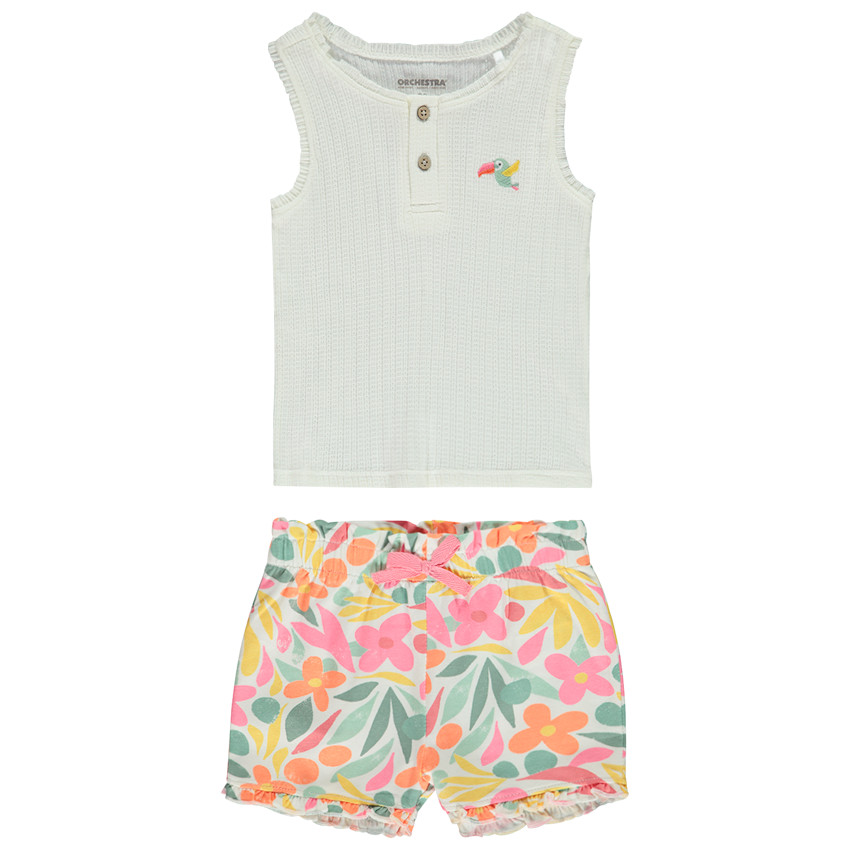 "Σετ 2 τμχ. με σορτς floral σχέδιο για μωρό κορίτσι"  Additional "Σετ 2 τμχ. με σορτς floral σχέδιο για μωρό κορίτσι"