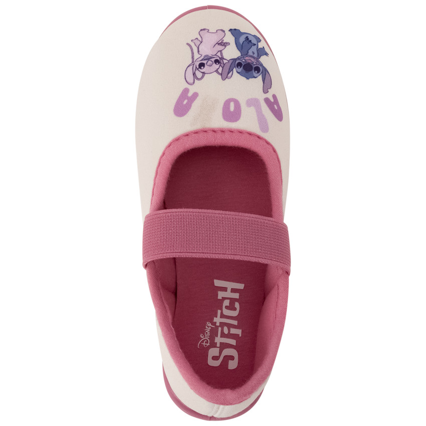 Βρεφικά παπουτσάκια babies print Stitch & Angel Disney για κορίτσι 