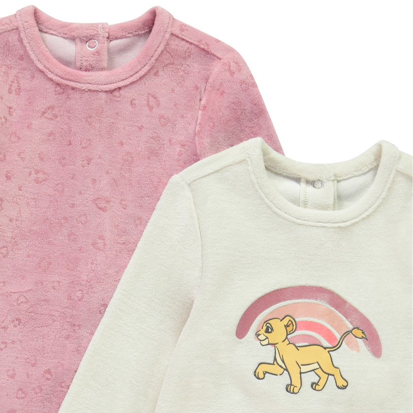 Σετ 2 φορμακιών βελουτέ Nala Disney για κορίτσι με διαφορετικά ανοίγματα ανάλογα με την ηλικία 