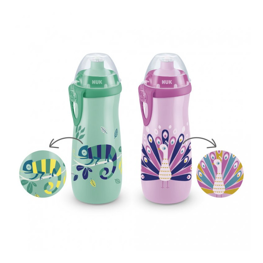 Nuk First Choice Sports Cup Παγουράκι που Αλλάζει Χρώμα 24m+, 450ml 