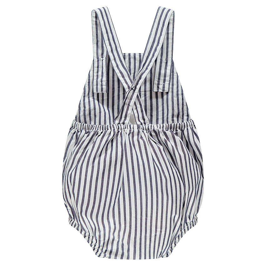 Κοντό ολόσωμο φορμάκι με ρίγες και κεντημένος ήλιος  Additional Κοντό ολόσωμο φορμάκι με ρίγες και κεντημένος ήλιος