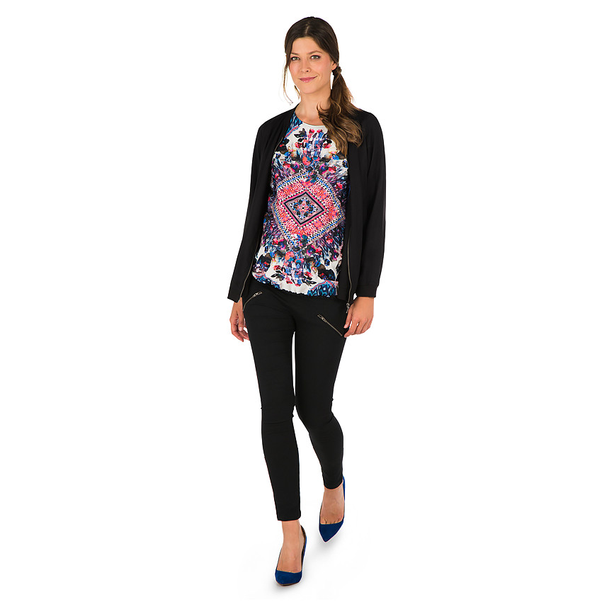 Bombers de grossesse avec empiècement en dentelle 