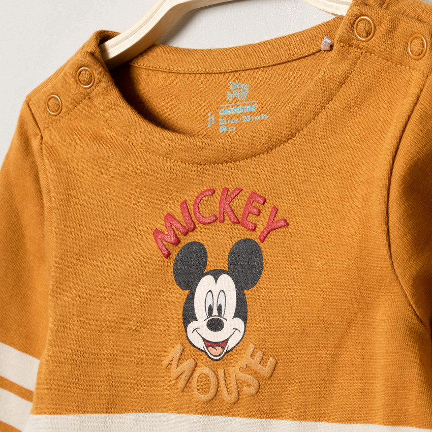 Marinière μακρυμάνικο Disney Mickey με οργανικό βαμβάκι για bebe αγόρι 