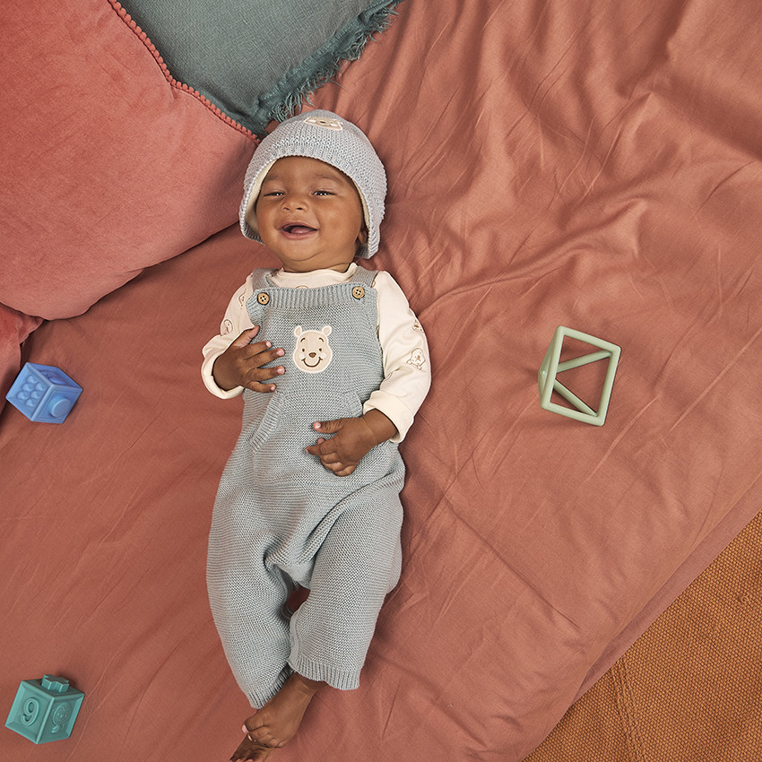 Σύνολο 2 τμχ. με σαλοπέτα Winnie Disney για μωρό αγόρι 