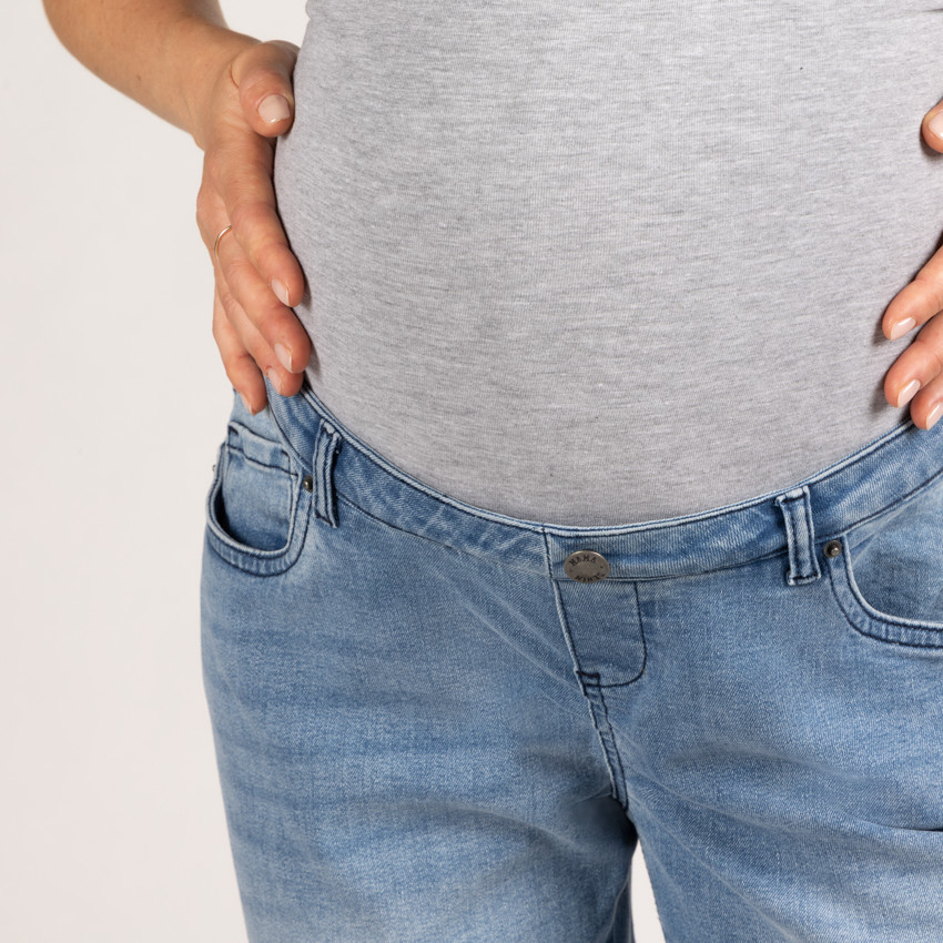 Jean Εγκυμοσύνης Mom Fit Με Ψηλή Μέση 