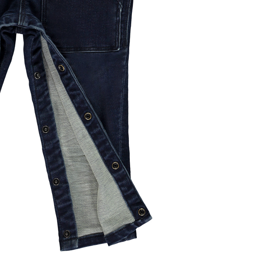 Μακρύ σορτσάκι εφέ τζιν με σήμα δεινόσαυρου για μωρό αγόρι 