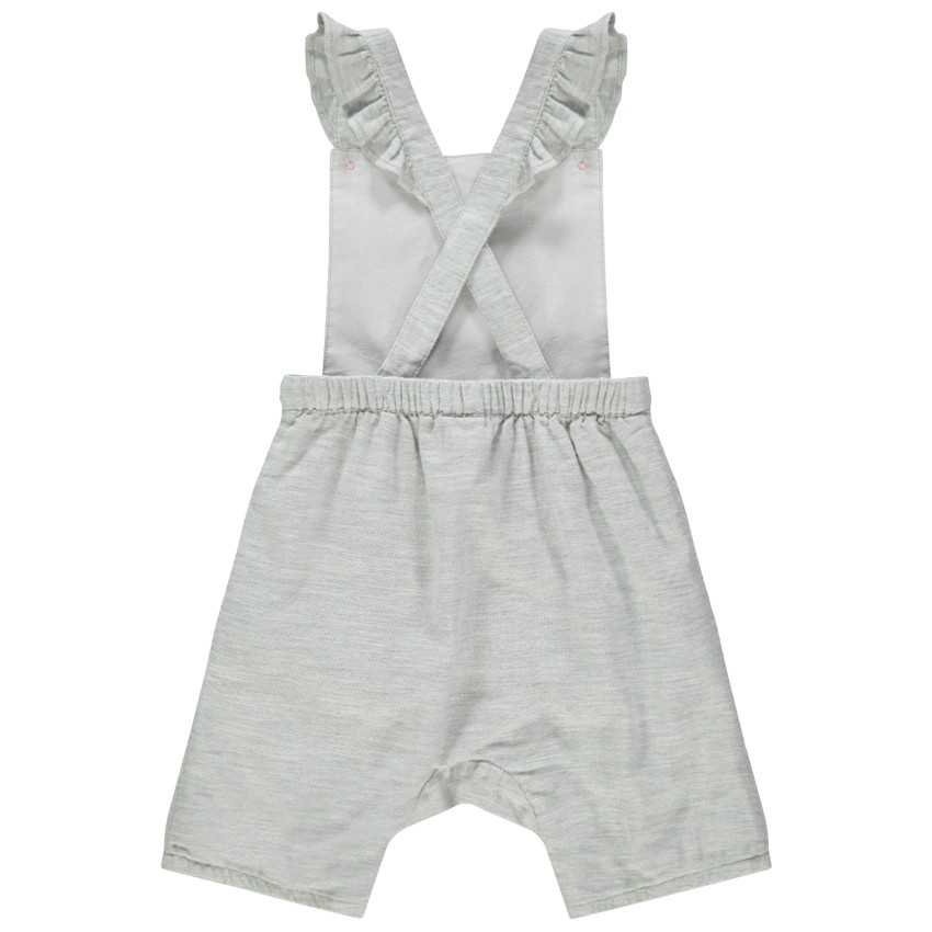 Σαλοπέτα chinée με σχέδιο γάτα και τσέπες 