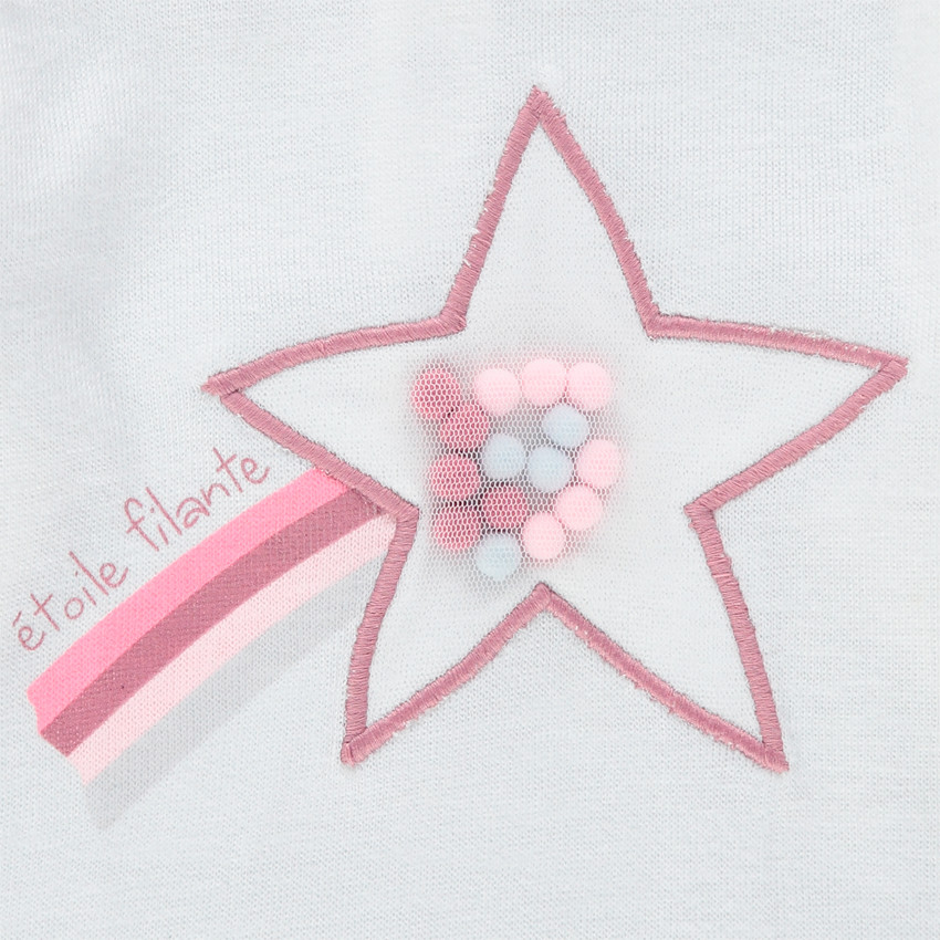 Μακρυμάνικη λεπτή μπλούζα με φαντεζί μοτίβο 