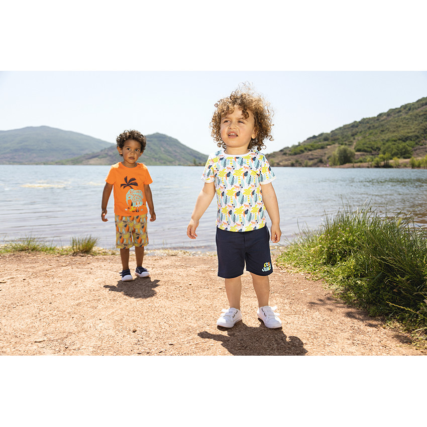 Σετ παραλίας με μπλούζα και βερμούδα Savane για μωρό αγόρι 