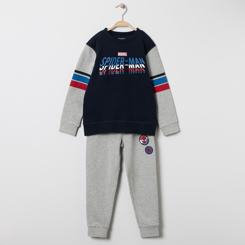 Jogging en molleton print Spiderman 